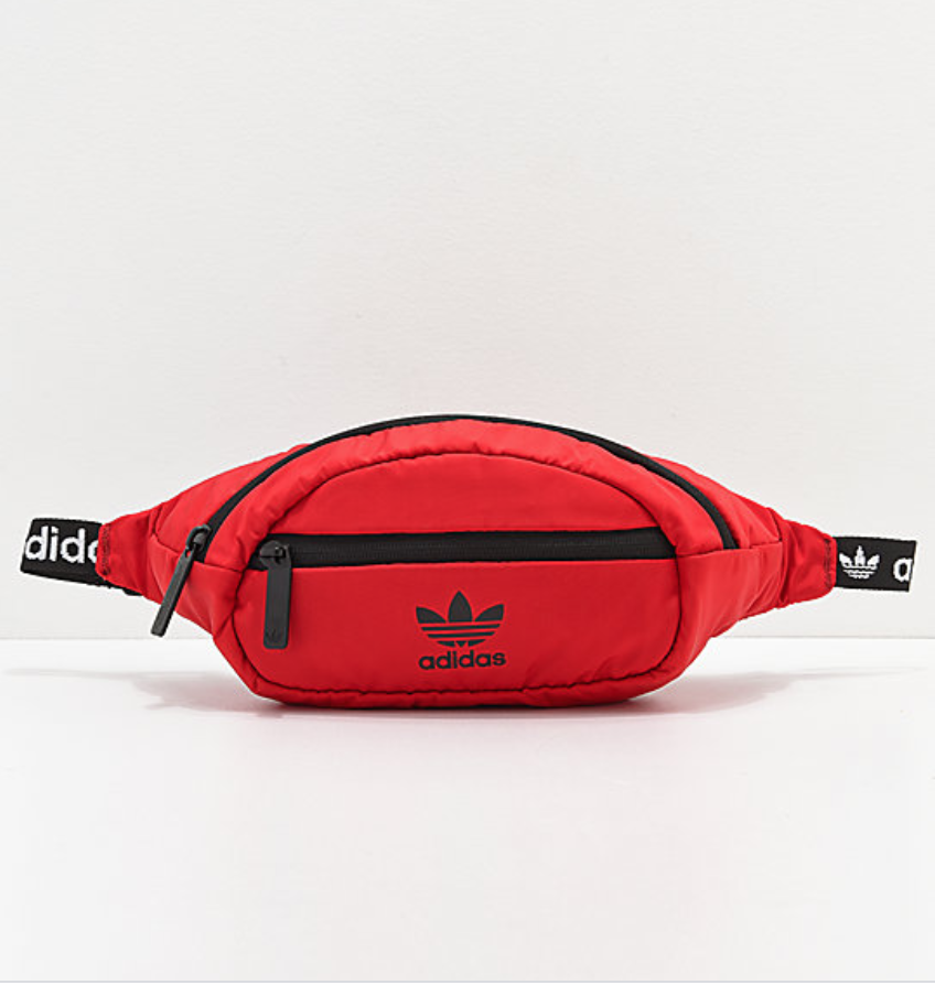 adidas bum bag red